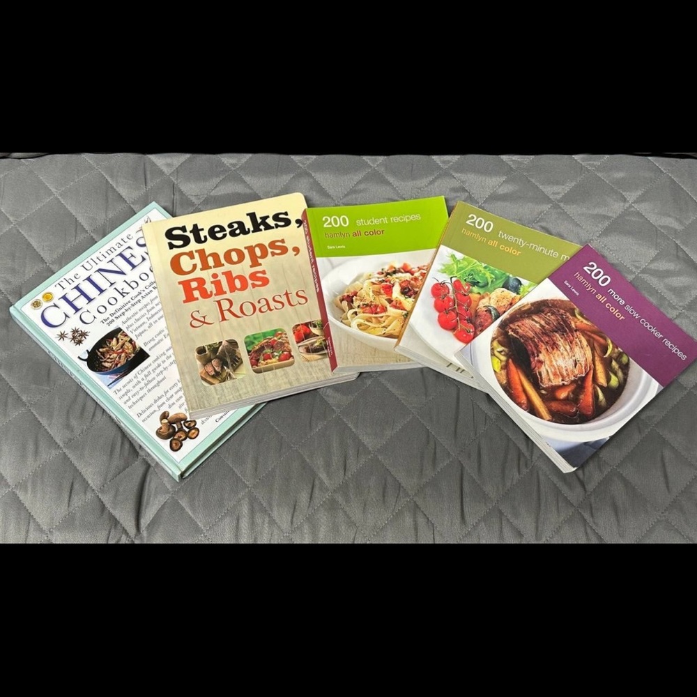 Cook books set of 5